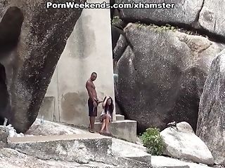 Hot Fuck Near The Stone Wall