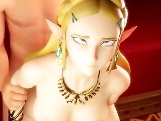 Zelda Doll Pounded Rear End Style In A Fuck-a-thon Game Escapade