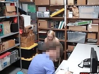Teenager Thief Exposed And Fucked By A Security Guard
